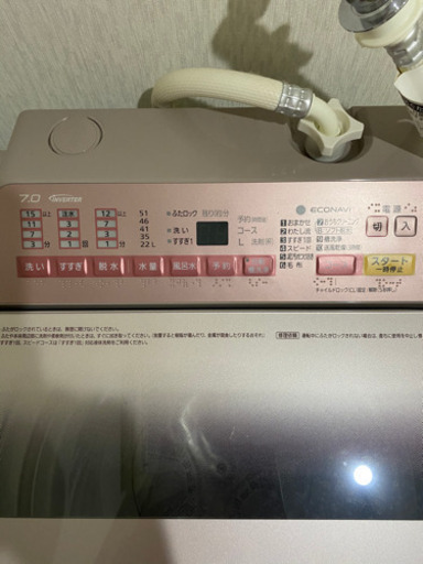 Panasonic縦型洗濯機　値下げしました！　送風乾燥付き