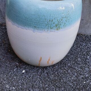 水鉢　金魚　メダカ　庭　ガーデニング　インテリア　花瓶　陶器　