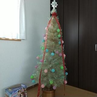 クリスマスツリー　ホワイト　高さ180cm