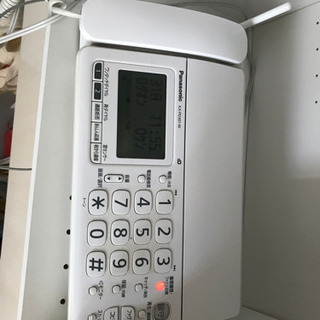 パナソニック 電話機FAX機能付（KX-PD301）ホワイト 本...