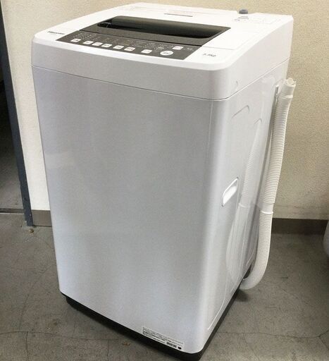 手数料安い 美品‼ Hisense ホワイト HW-E5502 5.5㎏ 2019年製 全自動洗濯機 ハイセンス 洗濯機