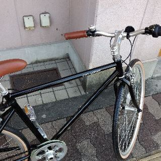 SOGO]CITY SPORT 26吋 シティクロスバイク クロモリ/7speed/ブラック