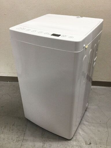 綺麗！ハイアール TAG label アマダナ 全自動洗濯機 4.5㎏ AT-WM45B 2019年製 ホワイト