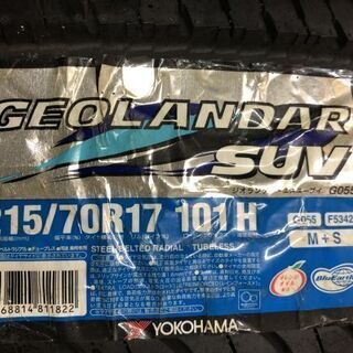 タイヤ、ホイール 新品 YOKOHAMA GEOLANDAR SUV 215/70R17 17インチ 夏 