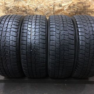 DUNLOP WINTER MAXX WM02 215/55R17 17インチ スタッドレス 4本 2016年製 バリ溝 レクサスHS クラウンアスリート等　(VTM229) クレジットカード QR決済可能