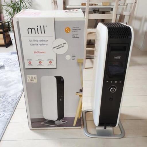 オイルヒーター mill AB-H1000DN　美品