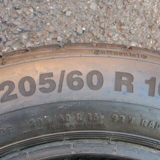 205/60R16　4本組　コンチネンタル　ランフラットタイヤ　ＢＭＷ