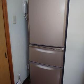 美品【2015年製】三菱電機 冷蔵庫 MR-C34Y-P (335L)