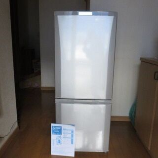 1052-1 三菱 冷凍冷蔵庫 MR-P15A-S 146 美品...