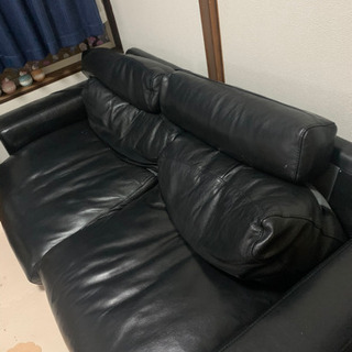 本革のソファー