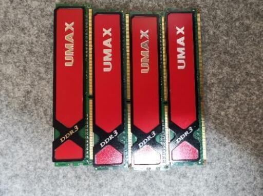 DDR3-8GB-1600×2(4GB×4枚)