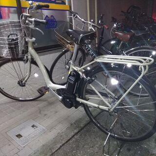 最終値下げ！バッテリー2個・美品・ヤマハ新基準電動自転車・パス・白