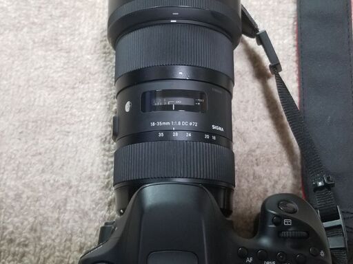 デジタル一眼 Canon 80D SIGMA 18-35mm F1.8 DC