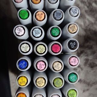 コピック イラスト、マンガなどに使える (コピックの内容は写真を参考ください)