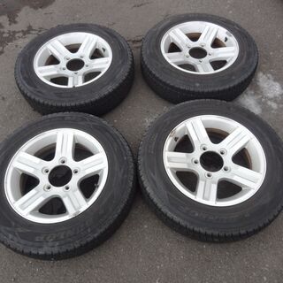 【恵庭発】ジムニー純正アルミ+175/80R16　スタッドレス　SJ8