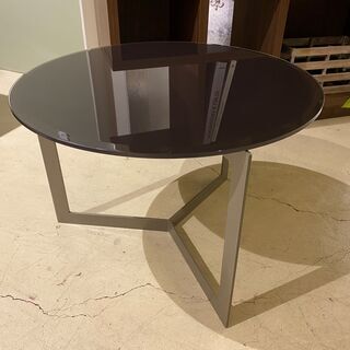 パモウナ TU Circle リビングテーブル 直径58cm ブラックグレイン パモウナ TU Circle リビングテーブル 直径58cm ブラックグレイン