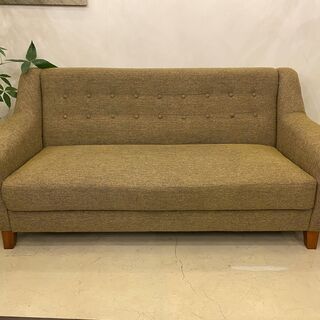 ソファ 2人掛け 2.0P 2シーター グリーン 中古品