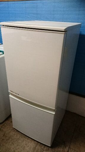 シャープ（SHARP） SJ-D14C-W　2ドア冷凍冷蔵庫137L つけかえどっちもドア 2017年製