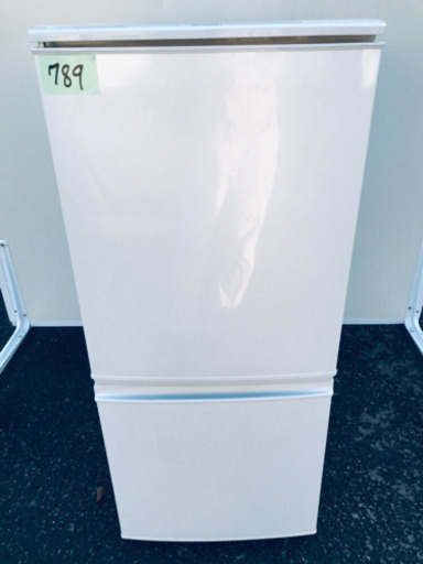①✨高年式✨789番 シャープ✨ノンフロン冷凍冷蔵庫✨SJ-D14B-W‼️