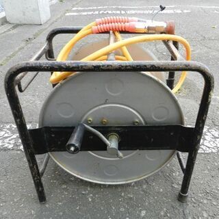 HITACHI/日立工機 6mm用 高圧エアホースリール エアホース 約30m 最高