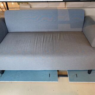 ソファ IKEA イケア ソファ 2人掛け 2.0P 2シーター グレー 中古品