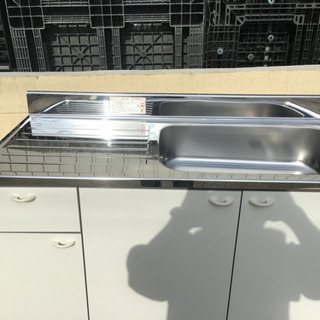 調理器具 sj0695 ☆未使用 クナップ クリンプレティ流し台 右側シンク 