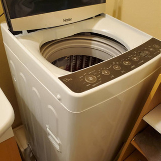 【ネット決済・配送可】ハイアール洗濯機　(11月21日以降引渡)