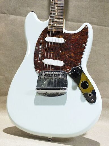 【苫小牧バナナ】新品同様 Squier by Fender Vintage Modified Mustang SNB ムスタング ソニックブルー Duncan/MU-102ピックアップ搭載