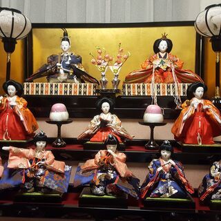 年末のプロモーション特価！ ひな人形七段飾り（市松人形付き） その他