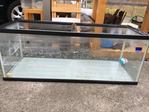 120cmガラス水槽\u0026120cm水槽台