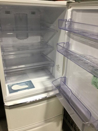 訳あり　MITSUBISHI 335L 3ドア冷凍冷蔵庫　MR-C34S-W1 2011年　自動製氷が出来ません。