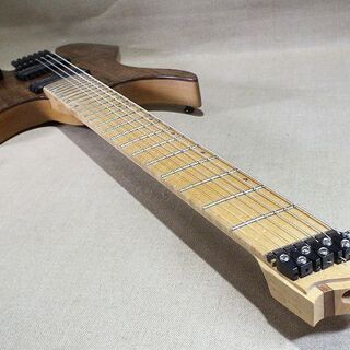 【苫小牧バナナ】希少☆良品 Strandberg Boden OS7 ストランドバーグ 7弦 ヘッドレス エレキギター 専用ギグバッグ付き 変形ギター♪
