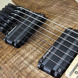 【苫小牧バナナ】希少☆良品 Strandberg Boden OS7 ストランドバーグ 7弦 ヘッドレス エレキギター 専用ギグバッグ付き 変形ギター♪