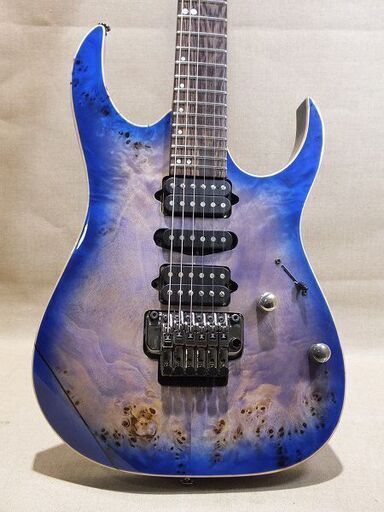 苫小牧バナナ】美品 Ibanez Premium Series RG1070PBZ Cerulean Blue