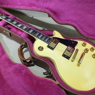 【苫小牧バナナ】希少 Gibson Les Paul Custom 1989年 オリジナルパーツあり ギブソン レスポール カスタム SH2N/SH4ピックアップ 純正HC付き♪