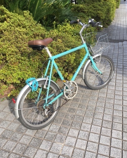 【交渉中】Bianchi Merlo ビアンキ　ミニベロ　7段変速　新品サドル