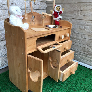 ♪ Ｍ'xmas プレゼントに　ままごとキッチン❣️DIY ハケ付属　 ♪ M'xmas プレゼントに ままごとキッチン❣️DIY ハケ付属