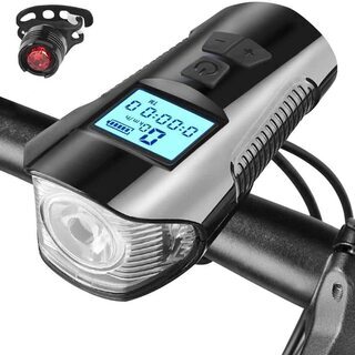 新品 複数在庫 サイクルコンピューター 自転車ライト USB充電...