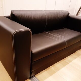 【ネット決済】【中古美品】IKEA２人掛けソファーベッド　アスケ...