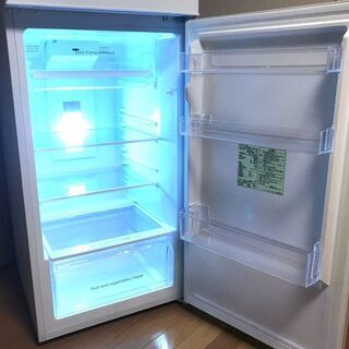 札幌市★ YAMADA 18年製 格安!! 2ドア冷凍冷蔵庫 255L ◆ YRZ-F23E1 ホワイト系 スリムで置けちゃう 右開き HERBRELAX ヤマダ電機