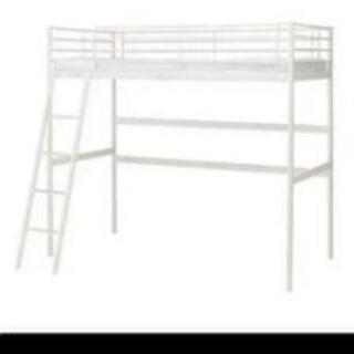 Ikea ロフトベッド Tromso ホワイト みさ 平山城址公園の家具の中古あげます 譲ります ジモティーで不用品の処分