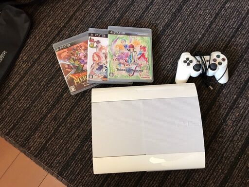 PS3 CECH-4200B 純正 コントローラー 1個付 プレステ3 ソフト3本付 PlayStation3 SONY