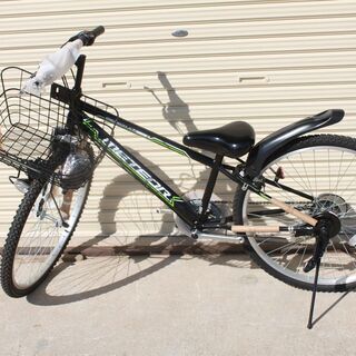 田川市　展示品未使用　メテオストリーム　 外装5段変速 　26型 子供用自転車 　26インチ 田川市 展示品未使用 メテオストリーム ブラック 外装5段変速 26型 子供