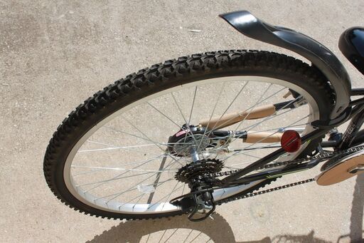 田川市　展示品未使用　メテオストリーム　ブラック　 外装5段変速 　26型 子供用自転車 　26インチ 田川市 展示品未使用 メテオストリーム ブラック 外装5段変速 26型