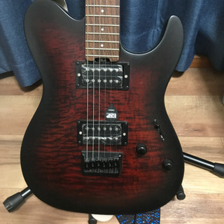 エレキギター　　ケース付き ERANAN エレキシタール エレキギター 社外ケース付き 中古 ◇8623