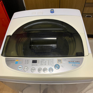 洗濯機　2014年　 風乾燥、風呂水給水ホース付き