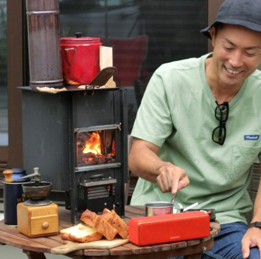 テーブル焚火小箱「こばこ」 発電モデル ロケットストーブ テーブル焚火小箱「こばこ」 発電モデル ロケットストーブ