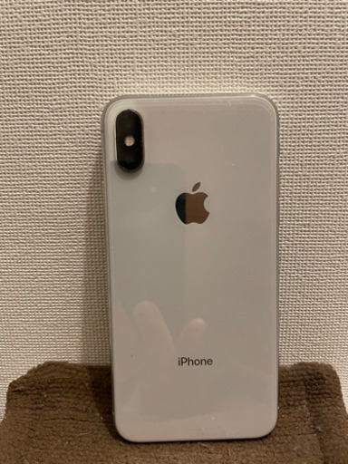 iPhonex ホワイト64g　左上くすみあります　ソフトバンク