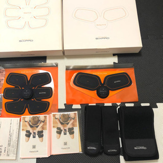 【超美品・激安】シックスパッド 充電式 ジェルシート付き 付属品フルセット