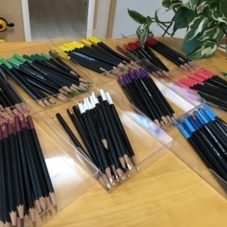 色鉛筆たくさん　100均商品